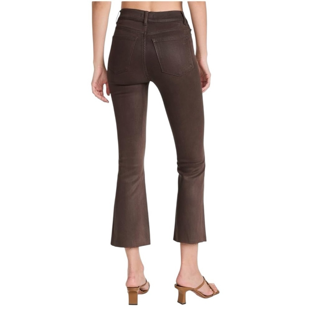 DL1961 Women's Bridget Boot High-Rise Instasculpt Crop In Chestnut Size 29